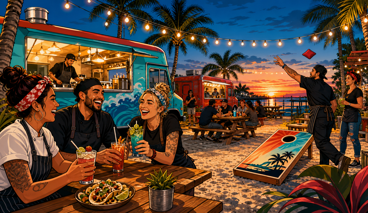 Bay Street Yard is giving Fort Myers hospitality workers their own night cover image