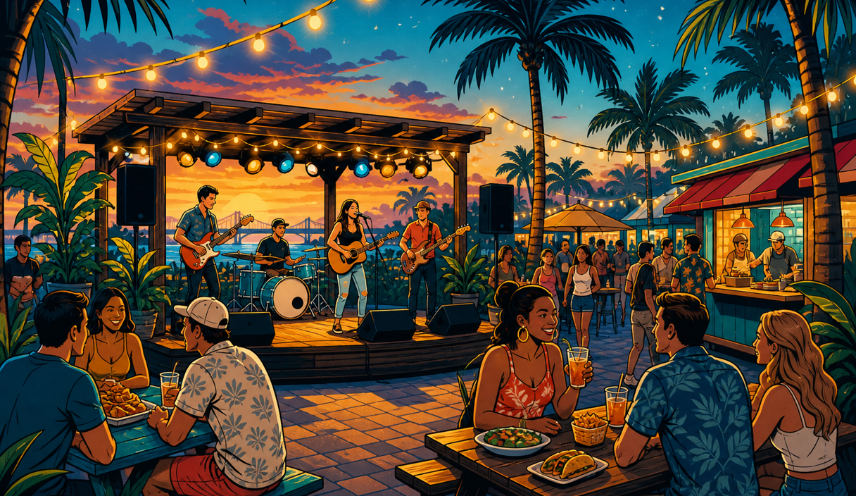Bayfront View plays an outdoor Friday night set at Backyard Social cover image