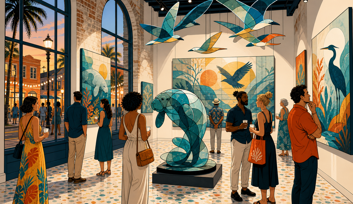 Diaphanous Vision opens a life-and-nature art exhibit downtown cover image