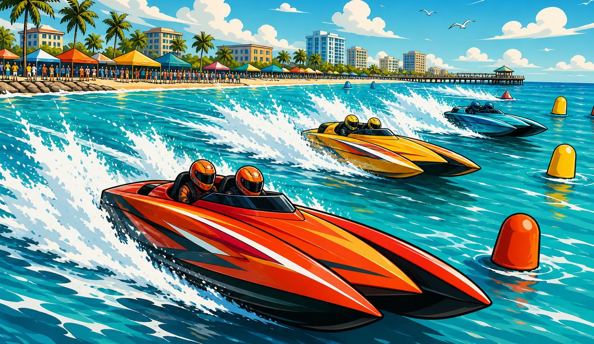 ROAR Offshore returns to Fort Myers Beach with a three-day race weekend cover image