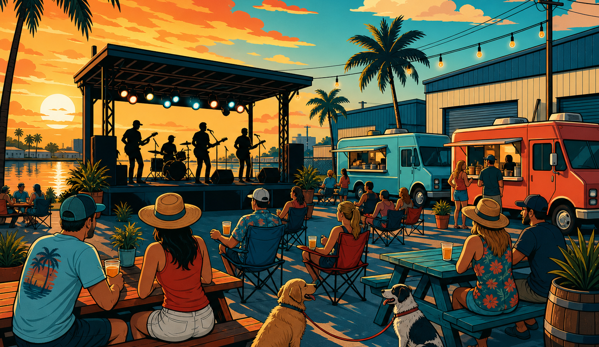 Sundown Concert Series turns Fort Myers Brewing into five sunset shows cover image