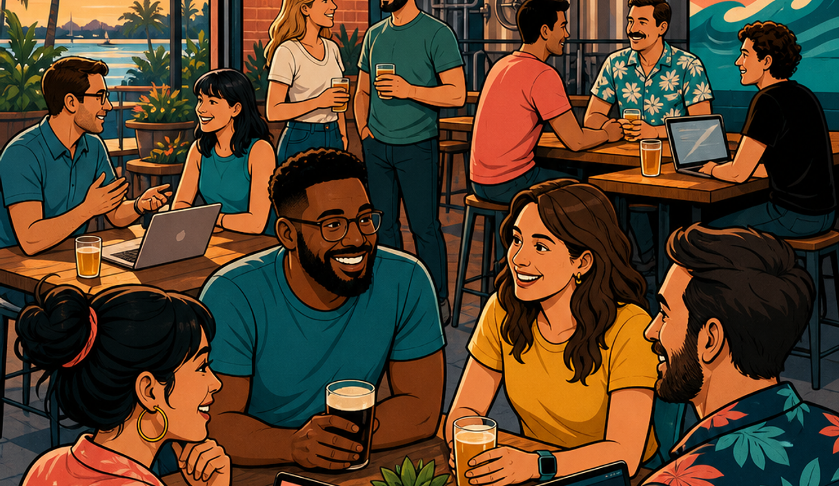 SWFL Tech Night Out Meets at Swamp Cat Brewing cover image